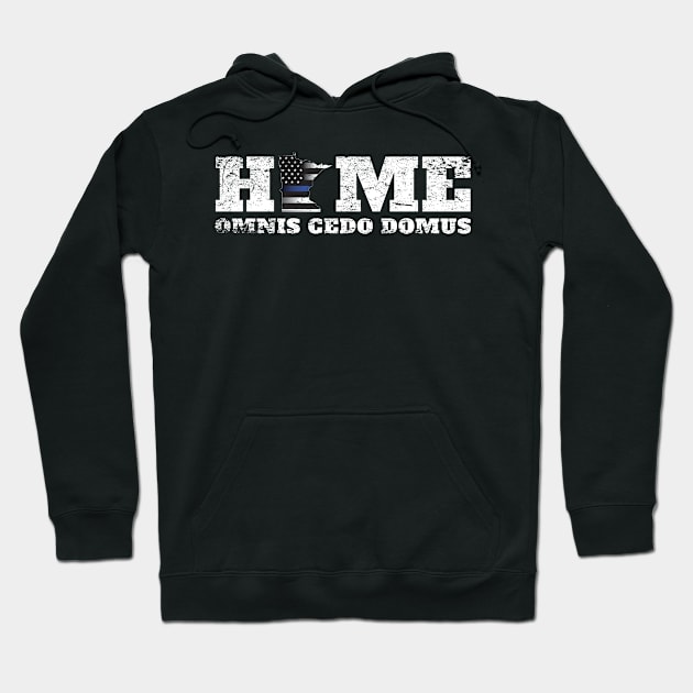 Police Everyone Goes Home Hoodie by MikesTeez